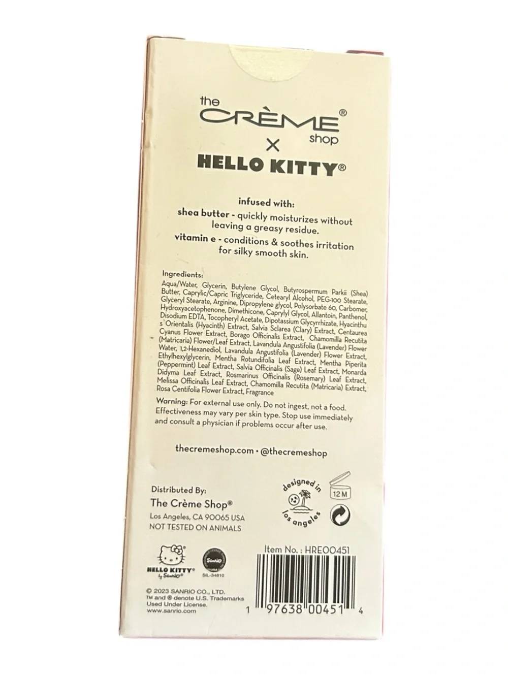 4/$20 The Crème Shop Sweet Strawberry Moisturizing Hand Crème